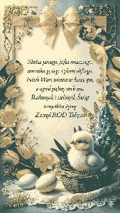 Radosnych Świąt Wielkanocnych 🐣